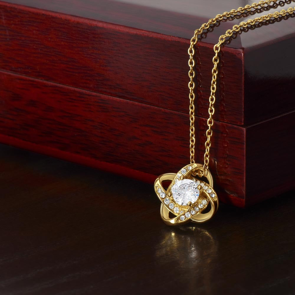 Heartfelt Mom Love Knot Necklace Gift: A Token of Love and Gratitude